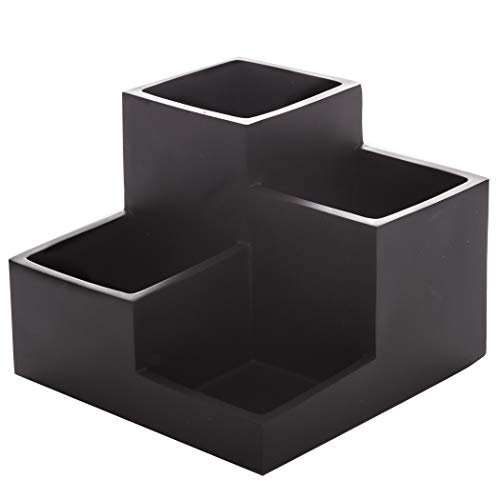 BINO | Multi Purpose 4 Compartment Organizer - Make up Organizer for Vanity - Makeup Holders for Bathroom - Toiletry Count...
