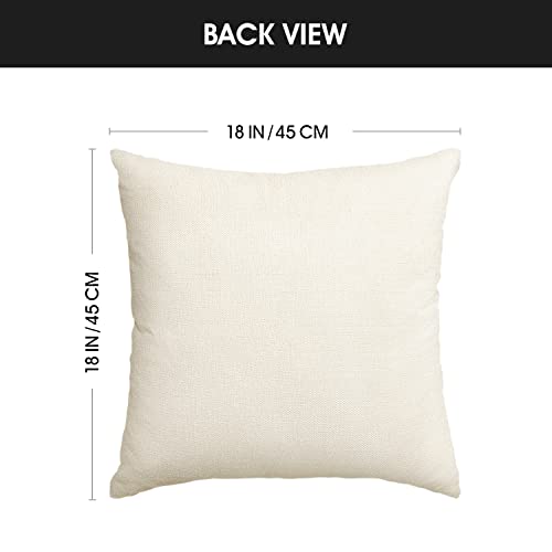 AVOIN colorlife Bless Our Home Farmhouse Eucalyptus Leaves Throw Pillow Covers, 18 x 18 Inch Truck Home Sweet Home Cushion...