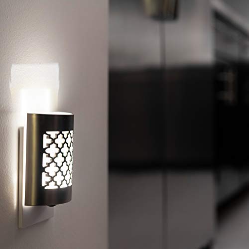 GE CoverLite LED Night Light, Plug-in, Dusk to Dawn Sensor, Home Decor, LED Lights for Bedroom, Bathroom, Kitchen, Hallwa...