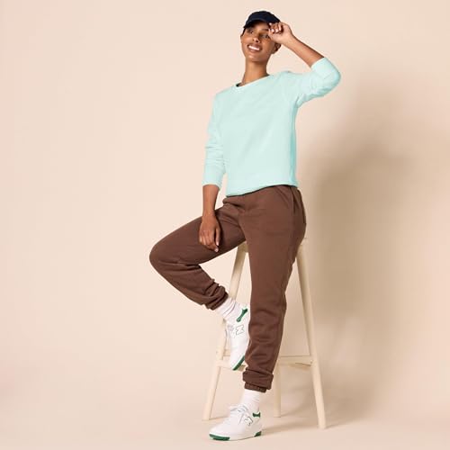 Amazon Essentials Women's Fleece Crewneck Long Sleeve Pullover Sweatshirt (Available in Plus Size)