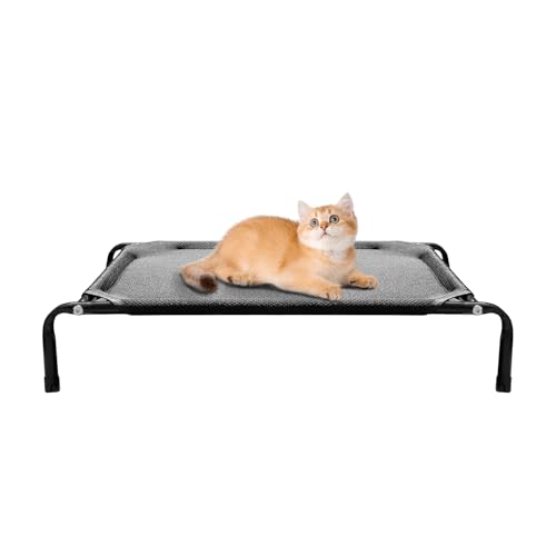 Newly Upgraded Elevated Cat Beds for Indoor - Washable Material, Comfortable Elevated Design for Cats, Ideal for Indoor Us...