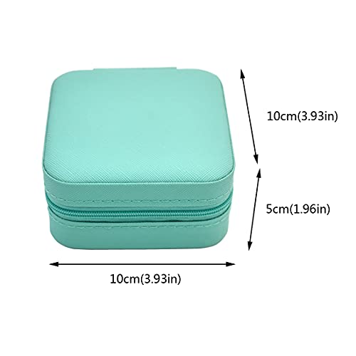 TRODANCE Mini Jewelry Travel Case, Small Portable Jewellry Organizer Box Portable Display Storage Box for Rings Earrings N...