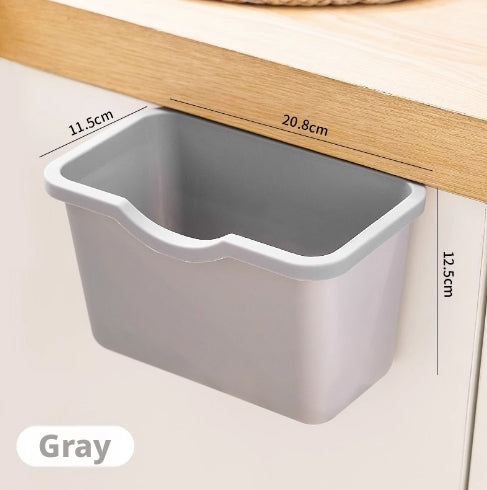Hanging kitchen trash can-gray-1 piece