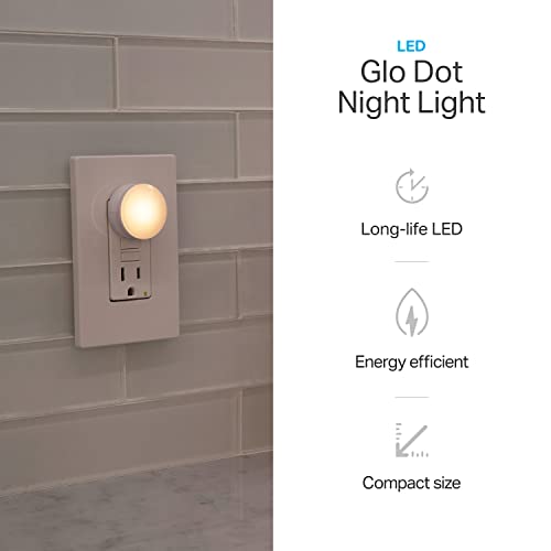 Lights by Night Plug In Night Light Bedroom Decor Apartment Essentials LED Lights Ambient Lighting Dusk to Dawn Sensor Nig...