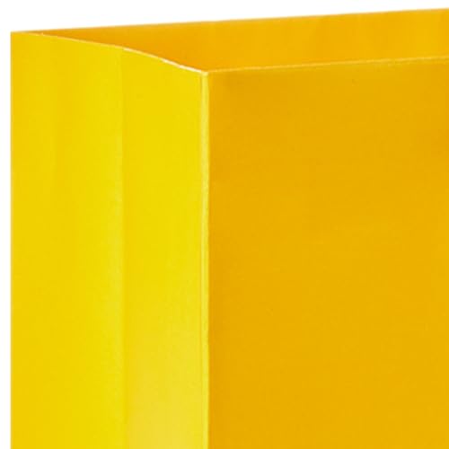 Hallmark Assorted Gift Bags (8 Bags: 3 Small 6", 3 Medium 9", 2 Large 13") Solid Pink, Blue, Green, Yellow, Red