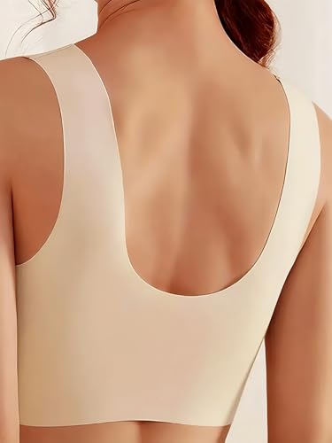 3pcs Set Wireless Bras for Women Floral Lace Full Coverage Bralettes Soft Breathable Support Wirefree Women's Everyday Bras