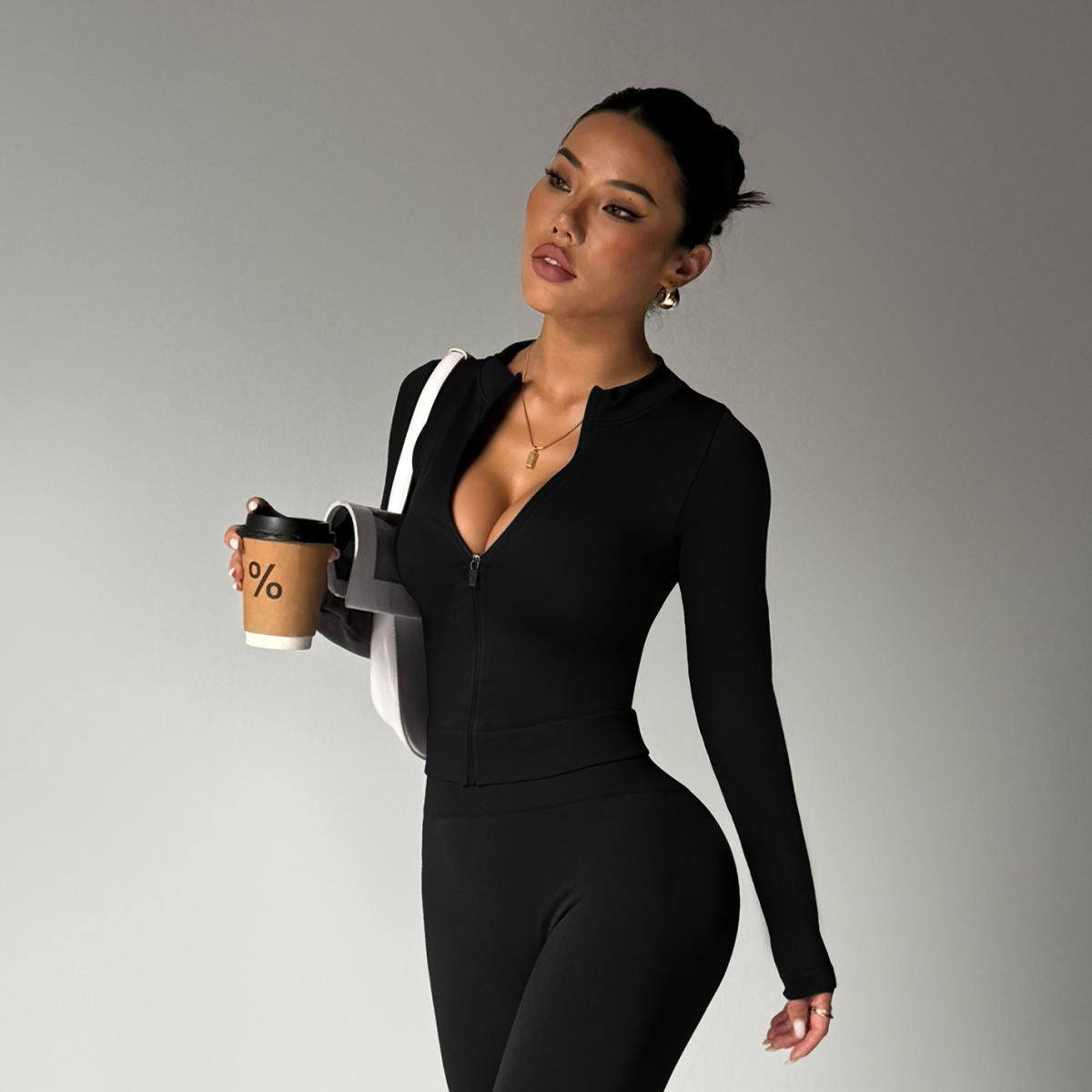 High Waist Yoga Suit Sports Fashion Casual Workout Clothes