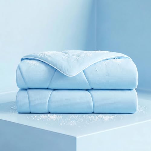Luciphia Premium Cooling Dog Blanket Washable Q-MAX>0.5 Small Medium Large Pet Mat Puppy Cat Self-Cooling Soft Breathable ...