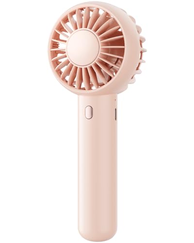 Gaiatop Mini Portable Fan, Small and Powerful, Cute Design 3 Speed Personal Handheld fan and Desktop with Base, Lightweigh...