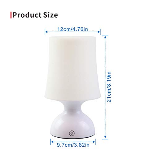RiverLux LED Mood Light, Scandinavian Lamp, Battery Powered Night Light, Cordless Night Light, 100% Electrical Safety at H...