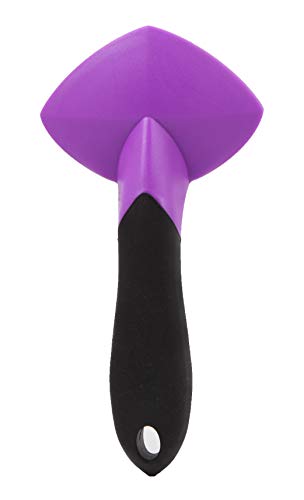 Hartz Groomer's Best Small Slicker Brush for Cats and Small Dogs, Black/Violet, 1 Count