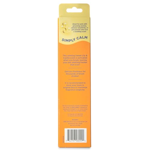 Arm & Hammer Deodorizing Pin & Bristle Dog Grooming Brush with Fragrance Transfer Technology – Scented 2-in-1 Dog Brush fo...