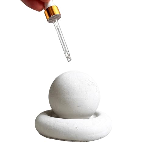 Concrete Essential Oil Diffuser, Aromatherapy Sphere, Passive Dome Diffuser, Cement Decor, Fragrance Air Freshener, Cement...