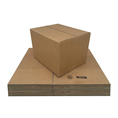 uBoxes Moving Boxes Bundles Medium Boxes 18" x 14" x 12" - Medium Boxes (Pack of 15)