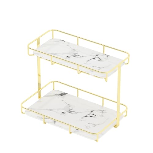 Bathroom Organizer Countertop Perfume Organizer Makeup Organizer Cosmetics Storage Display Rack Vanity Tray Dresser Stainl...