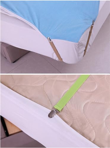 Yoovat Couch Cushion Covers Holder Straps Sofa Couch Covers Sofa Slipcover Holder Clips 10 to 60in(25-160cm) Adjustable El...