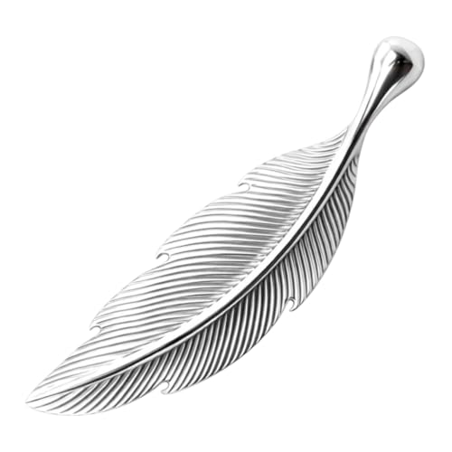 Stainless Steel Gua Sha Tool for Face – Unique Feather-Shaped Facial Massager for Jawline Sculpting, Contouring, De-Puffin...