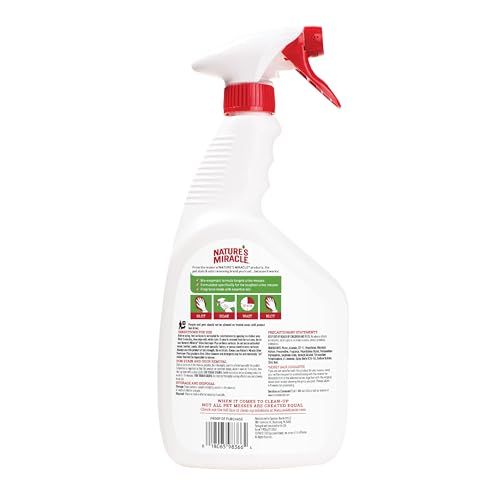Nature’s Miracle Urine Destroyer Plus Dog, 32 Ounces, Enzymatic Formula, Ready-to-Use