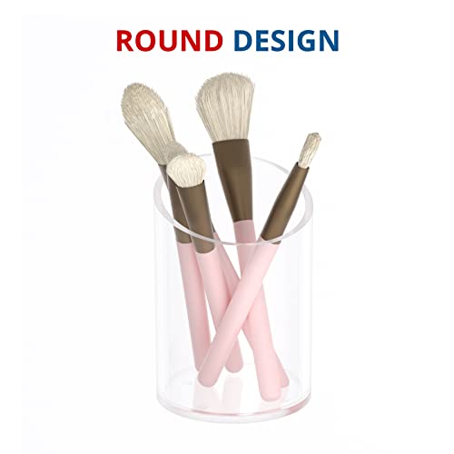KOTEMON Pen Holder for Desk Organizer, Acrylic Makeup Brush Organizer Sanitizer Holder Pen and Pencil Holder for Office, H...