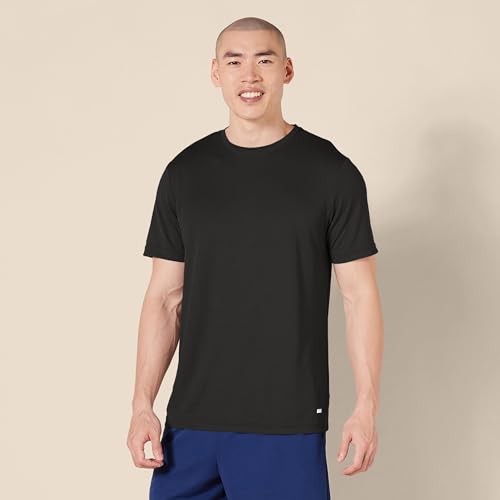 Amazon Essentials Men's Moisture Wicking Breathable Active Performance Tech Gym T-Shirts, Pack of 2