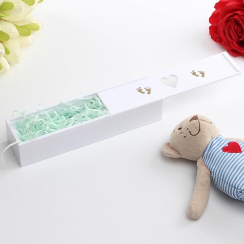 Lxmxgk Pregnancy Test Keepsake Box, Pregnancy Acrylic Announcement Gift, Surprise Pregnancy Announcement Box, Baby Memory ...