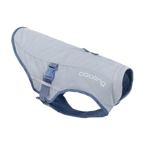 Kurgo Dog Core Cooling Vest - Summer Cooling Jacket - Evaporative Cooling Coat - Harness-Compatible - Reflective Accents -...
