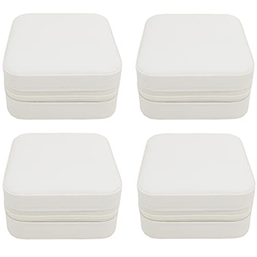 TRODANCE Mini Jewelry Case, Small Travel Jewelry Organizer, Portable Jewelry Box Storage Display Box For Rings, Earrings, ...