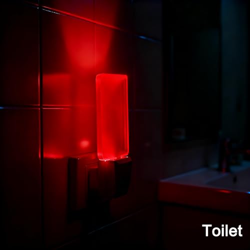 U4GLORY Red Night Lights Plug in 2 Pack, 0.5W Red Light Night Light with Dusk to Dawn Sensor, Auto On/Off LED Night Light ...