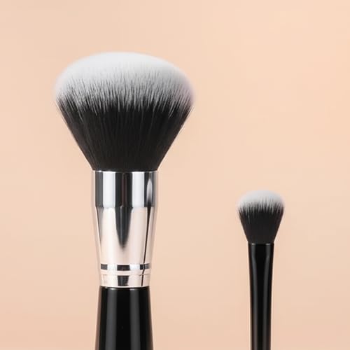 10 Pcs Mini Travel Makeup Brush Set Professional Portable with Pouch for Blush Powder Eye Shadow