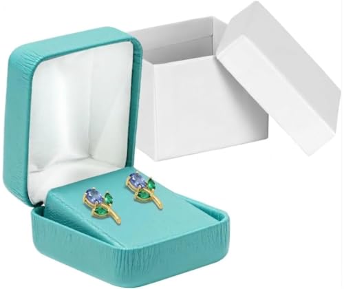 Prestige & Fancy Premium Leatherette Earring Gift Box | Small Earring Jewelry Box | Elegant Earring Gift Box for Studs | ...