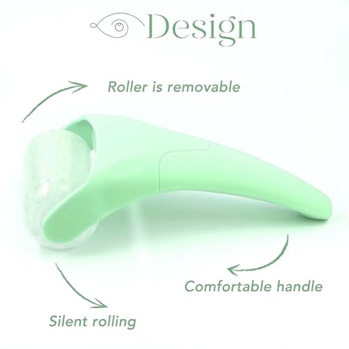 Ice Roller for Face and Gua Sha Set, Cooling & Firming Effect, Sculpting Tool for Jawline Skin Care Tools, Self Care Gift ...
