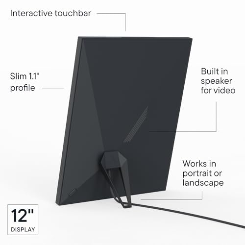 Aspen 12" | Aura's Most Versatile HD Digital Picture Frame