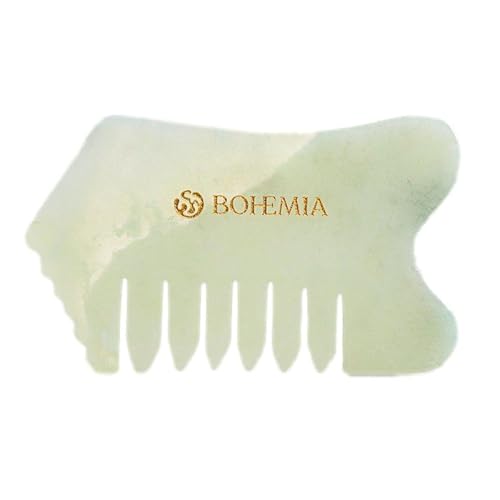Bohemia Skin Gua Sha Facial Tools – Lymphatic Drainage Massager Stone & Face Massage Tools, Guasha Tool for Face. Great Se...