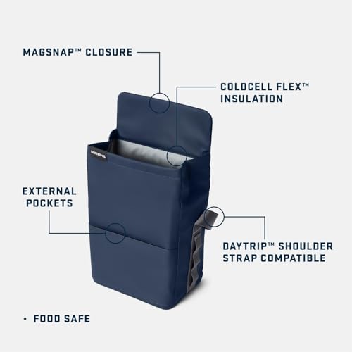 YETI Daytrip 6L Insulated Soft Cooler Lunch Bag, Classic Navy
