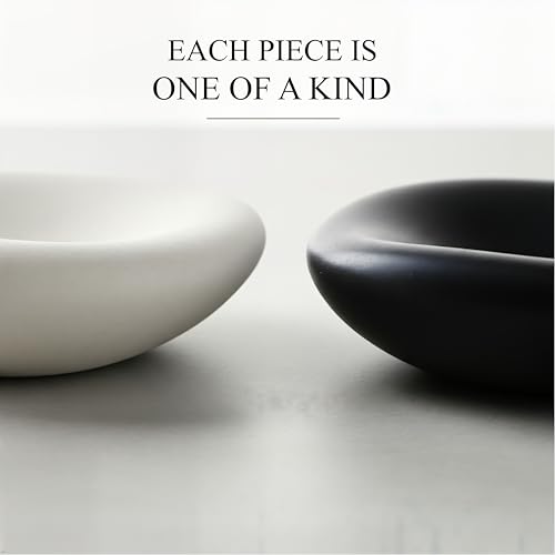 Zitiyade 6.3 Inch Cloud Bowl, Decorative Concrete Bowl for Home Decor, Key Tray for Entryway Table, Concretes Jewelry Tra...