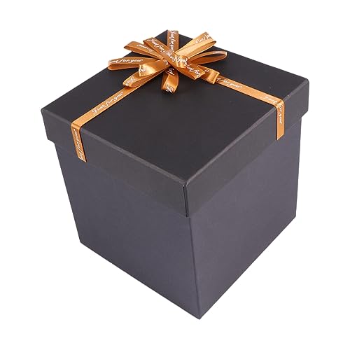 Ipetboom Delicate Wrap Box for Elegant Packaging Brown Kraft Storage Case Bowknot for Weddings Birthdays Anniversaries and...