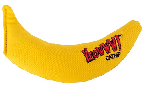 Yeowww! Catnip Toy, Yellow Banana