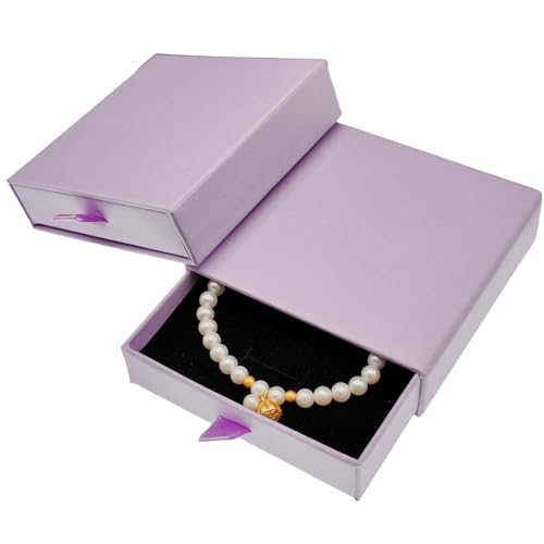 Ivosmart 2 Pack Jewelry Gift Boxes 3.5 x 3.5 x 1 Inch Cardboard Jewelry Boxes, Small Gift Boxes for Jewelry Earrings Neckl...