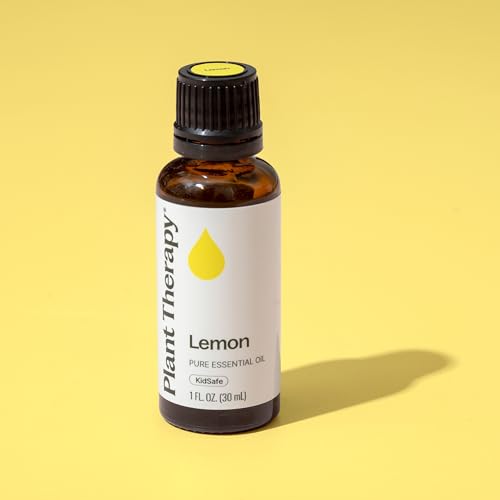 Plant Therapy Lemon Essential Oil for Diffuser 30 mL (1 oz) 100% Pure, Undiluted, Natural Aromatherapy, Lemon Oil for Skin...