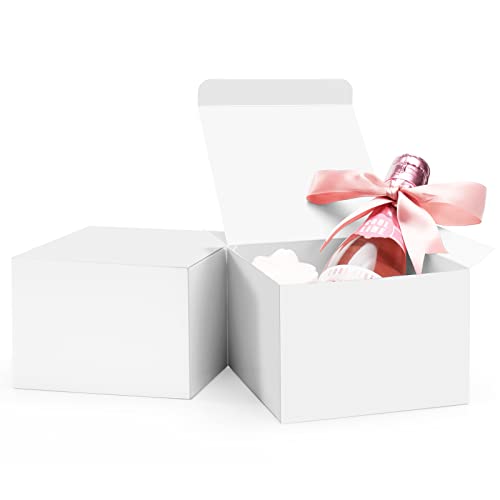 ValBox 5x5x3.5 White Gift Boxes, 20 PCS Gift Boxes with Lids for Presents, Small Bridesmaid Box for Gifts, Wedding, Crafti...