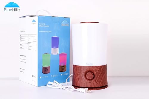 BlueHills Premium 2000 ML XL Essential Oil Diffuser Aromatherapy Humidifier for Large Room Home 40 Hour Run Huge Coverage ...