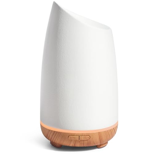 InnoGear 150ml Ceramic Oil Diffuser, Handcrafted Stone Essential Oil Diffuser Aromatherapy Diffusers Ultrasonic Cool Mist ...