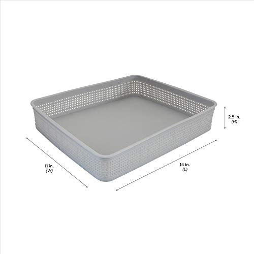 Simplify 10 Piece Organizing Set | Multiple Size Bins | Multipurpose | Office | Desk | Dorm | Bathroom | Storage Basket | ...