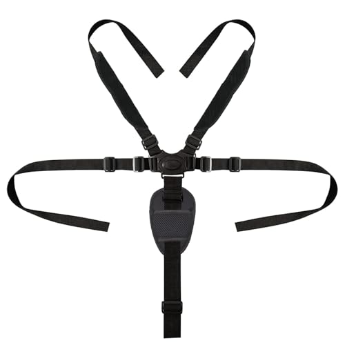 Universal 5 Point Adjustable Baby Seat Chest Harness for Child Seats, with Baby Shoulder Strap and Crotch Harness Pads for...