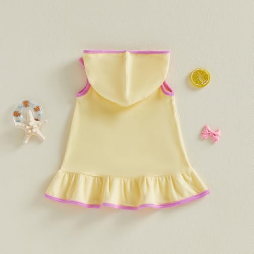 citgeett Toddler Little Girl Swim Cover Up Beach Towel Robe Bathing Suit Cover Ups Swimsuit Summer Baby Beach Essentials