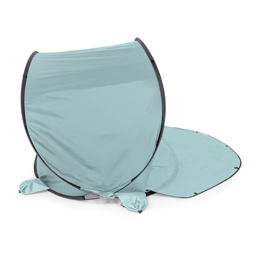Picnic TIME Manta Portable Beach Tent, Fully-Assembled Pop Up Tent, Beach Shade and Sun Shelter, Instant Outdoor Shade wit...