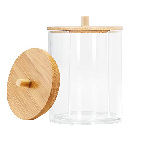 Cotton Pad Holder Cotton Round Holder Dispenser, Makeup Pad Organizer for Bathroom & Travel
