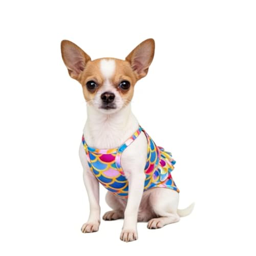 Funny Dog Swimwear Bikini Summer Dog Clothes Beach Swimsuit Puppy Bathing Suit Puppy Vest Cooling Pet Shirt for Small Dog...