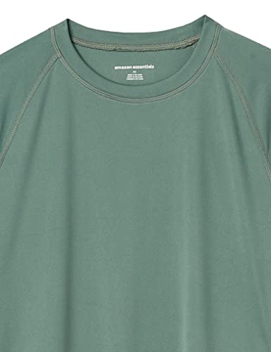Amazon Essentials Men's Slim-Fit Short-Sleeve Quick-Dry UPF 50 Swim Tee