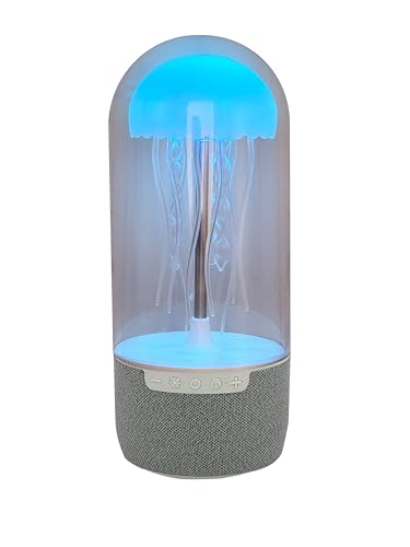 Wireless Express Jellyfish Mood Lamp with Bluetooth Speaker, Color Changing LED, Floating Jellyfish, Volume Control